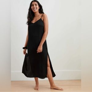 Aerie Satin Maxi Dress